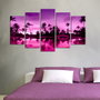 Wallity 5PMDF-15 Pintura Decorativa de MDF Multicolor (5 Piezas)